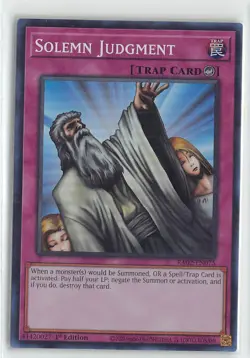 YuGiOh Rarity Collection II Solemn Judgment (Pick Version) #RA02-EN075 - Image 1