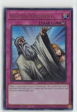 YuGiOh Rarity Collection II Solemn Judgment (Pick Version) #RA02-EN075 - Image 3