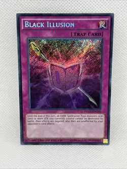 Yugioh Black Illusion YGLD-ENC00 Secret Rare Limited Edition Promo NM - Image 1