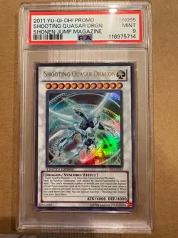 Yugioh Shooting Quasar Dragon JUMP-EN055 Ultra Rare PSA 9 - Image 1