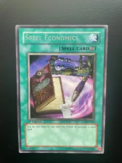 Yugioh Spell Economics AST-089 Rare 1st Edition MP - Image 1