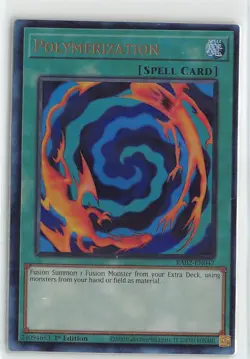 YuGiOh Rarity Collection II Polymerization Prismatic Ultimate Rare #RA02-EN047 - Image 1