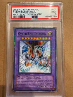 Yugioh Cyber End Dragon MF02-EN003 Mattel Promo PSA 9 - Image 1