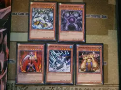 YUGIOH CAIUS THE SHADOW MONARCH + GRANMARG + ZABORG + THESTALOS + MOBIUS SR01 NM - Image 1