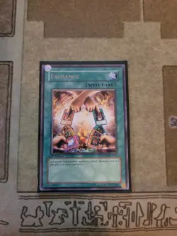 YUGIOH EXCHANGE DPYG-EN021 RARE 1ST ED NM - Image 1