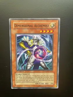 Yugioh Dimensional Alchemist SDDE-EN002 1st Edition Common MP - Image 1