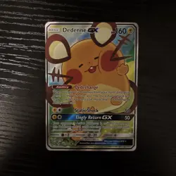 Dedenne GX 195a/214 NM Alternate Full Art Promo Pokemon Card - Image 1