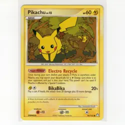 Pokemon TCG Pikachu 94/123 DPP Mysterious Treasures Regular Card EN-LP 2007 - Image 1