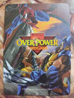 OverPower PowerSurge Marvel Fleer 1995 Iceman Sub-Zero Special Card Very Rare LP - Image 2