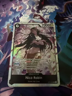 Nico Robin OP12-087 SR SR One Piece Card Game Legacy of the Master - Image 1