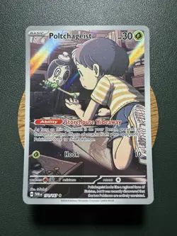 Poltchageist 171/167 Twilight Masquerade Holo Illustration Rare Pokemon TCG Card - Image 1