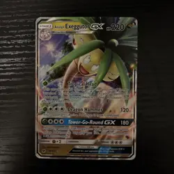 Alolan Exeggutor EX 74/111 Crimson Invasion NM Ultra Rare Pokemon Card - Image 1