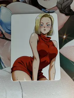 Android 18 Dragon Ball Super Goddess Story Waifu Anime Custom Card - Image 2