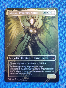 Atraxa, Praetors' Voice FOIL Proxy Card with Custom Art Design - Image 1