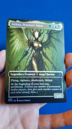 Atraxa, Praetors' Voice FOIL Proxy Card with Custom Art Design - Image 2