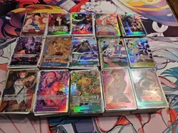 One Piece Card Game 100 Cards Instant Collection Mixed Lot w/ 10 FOILS Included - Image 1