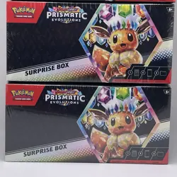 Pokemon TCG: Prismatic Evolutions Surprise Box Lot of 2 NEW SEALED Promo Card - Image 1