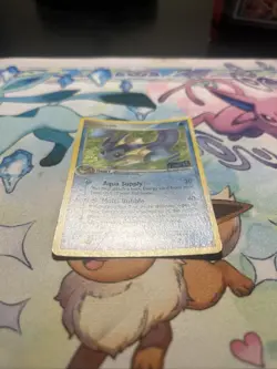 Vaporeon 19/115 Reverse Holo Stamped Rare Pokemon Card Ex Unseen Forces 2005 - Image 2