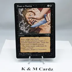 MTG - Alliances - Feast or Famine (Knife) - Common - LP - Playset x4 - Image 1