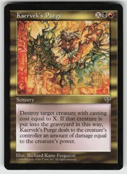 Kaervek's Purge U Mirage MTG - Image 1