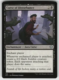 Curse of Disturbance U Commander 2021 138 MTG - Image 1