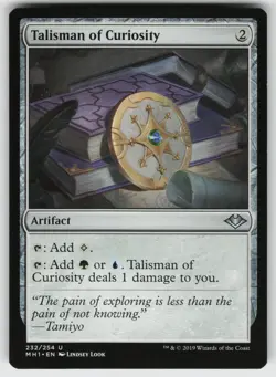 Talisman of Curiosity U Modern Horizons 232 MTG - Image 1