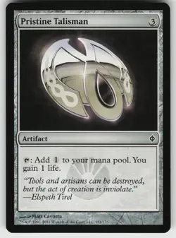 Pristine Talisman C New Phyrexia 151 MTG - Image 1