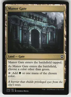 Manor Gate C Commander Legends: Battle for Baldur's Gate 356 MTG - Image 1