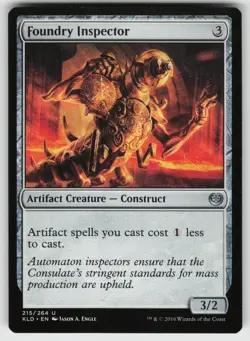Foundry Inspector U Kaladesh 215 MTG - Image 1