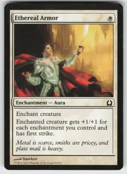 Ethereal Armor C Return to Ravnica 9 MTG - Image 1
