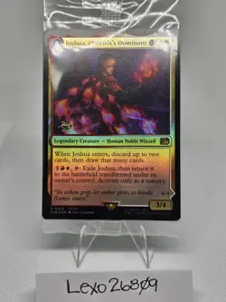 Joshua, Phoenix's Dominant (Pre-release Stamped) / Final Fantasy MTG / FOIL - Image 1