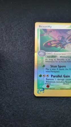 Beautifly 2/109 Ruby and Sapphire Reverse Holo Pokemon Card - Image 3