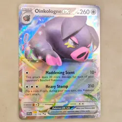 Oinkologne ex 158/198 Double Rare Scarlet & Violet Pokemon Card NM Near Mint - Image 1