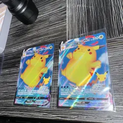 2 Pokemon Celebrations Surfing Pikachu VMAX 9/25 25th Anniversary Near Mint - Image 2