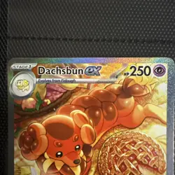 Pokemon Dachsbun ex - 169 NM 1st Edition Normal SV07: Stellar Crown - Image 2