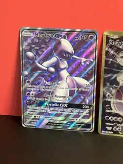 Mewtwo GX 72/73 LP NM Mewtwo EX 103/108 LP/NM Pokemon Card Lot of 3 Evolutions - Image 2