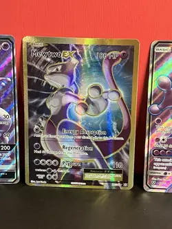 Mewtwo GX 72/73 LP NM Mewtwo EX 103/108 LP/NM Pokemon Card Lot of 3 Evolutions - Image 3