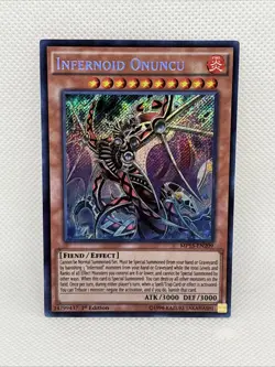 Yugioh Infernoid Onuncu MP15-EN209 Secret Rare 1st Ed NM - Image 1
