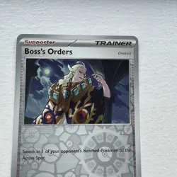 BOSS'S ORDERS 172/193 Reverse Holo Rare Paldea Evolved Pokemon TCG Card NM/MINT - Image 3