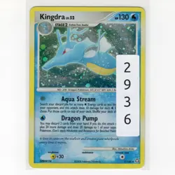 Pokemon TCG Kingdra 7/146 DPP Legends Awakened Holo Rare Card EN-DMG 2008 - Image 3