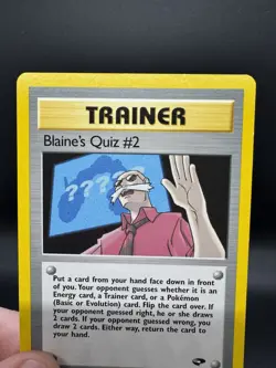 Pokemon Card Blaine's Quiz #2 Gym Challenge 111/132 Uncommon NM - Image 3