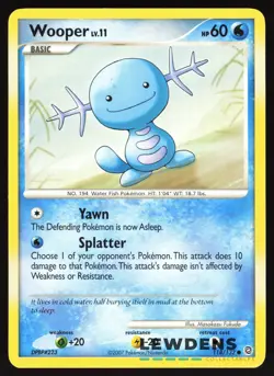 Wooper - 118/132 - Common - Secret Wonders - Pokemon Card - Image 1