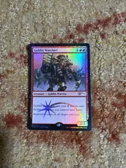 Goblin Warchief (2016) -Foil Light Play MTG Promos: FNM Magic The Gathering - Image 1