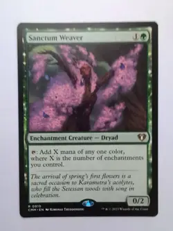 MTG Sanctum Weaver (CMM) Commander Masters Regular Rare 0910 - Image 1
