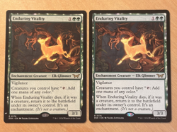 Magic the Gathering MTG 1x Enduring Vitality Duskmourn House of Horror NM - Image 1