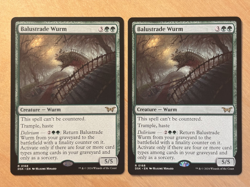 Magic the Gathering MTG 1x Balustrade Wurm Duskmourn House of Horror NM - Image 1