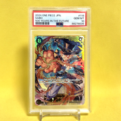 One Piece Card Japanese【Sabo】PSA10 OP07-118 500 Years in The Future Bandai - Image 1