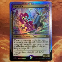 MTG Foil Pinkie Pie Secret Lair: Ponies: The Galloping 2 | Extra Life 2023 NM!! - Image 1