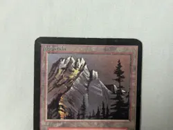 Mountain MtG Magic the Gathering Alpha Edition LP - Image 2