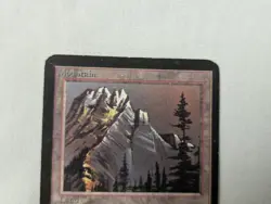Mountain MtG Magic the Gathering Alpha Edition LP - Image 3